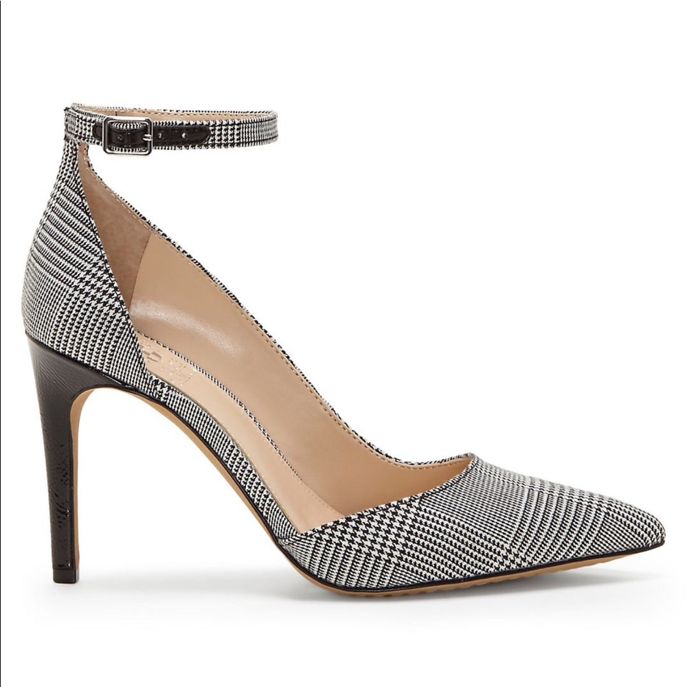 NEW Vince Camuto Plaid Pumps 9.5 - Picture 3 of 3